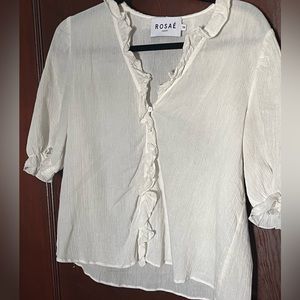 Rosae Paris L’EPINETTES top, ruffle blouse